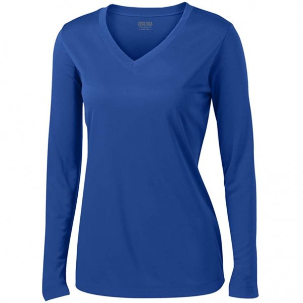 True Royal Women's Simple Long Sleeve Activewear Exercise Running