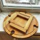 Wooden Outdoor Folding Picnic TableWith Glass Holder