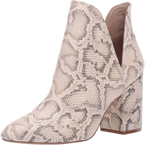 Light Beige Snake Madam Boots Shoes Comfortable Style