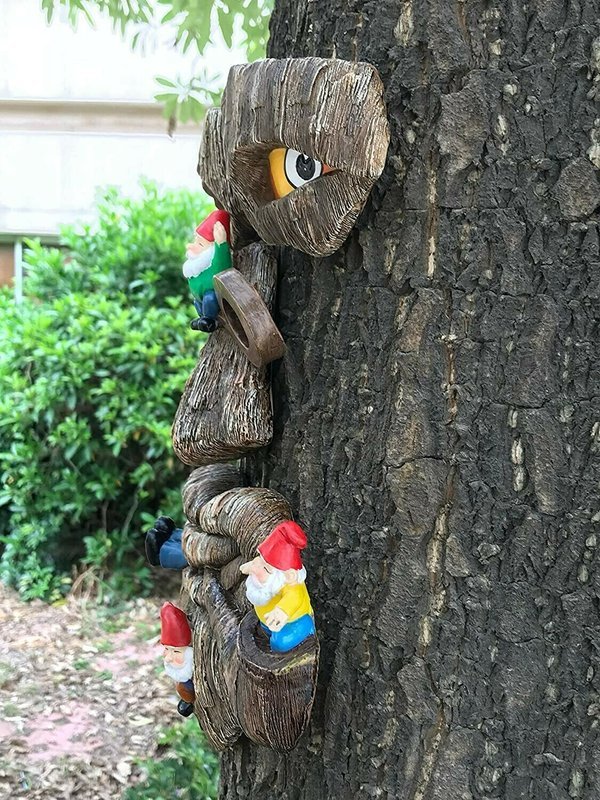 Tree Face Garden Gnome