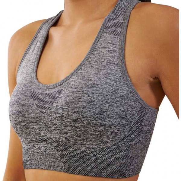 Gray a Female Fashion Yoga Suit Casual Workout Activewear Sets