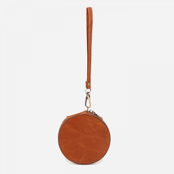 Leather Round Coin Purse