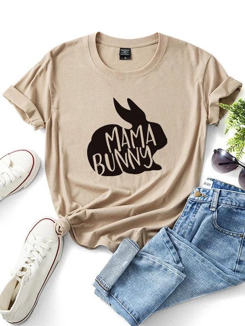 Women's Easter Bunny MAMA BUNNY T-Shirt