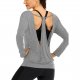 Gray Women's Fashion Long Sleeve Clothes Sexy