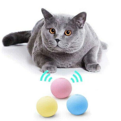 Smart Cat Toys Interactive Ball Catnip Cat Training Toy Pet Playing Ball