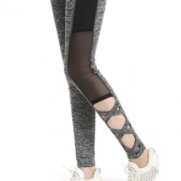 Essential Power Leggings - Grey/Black