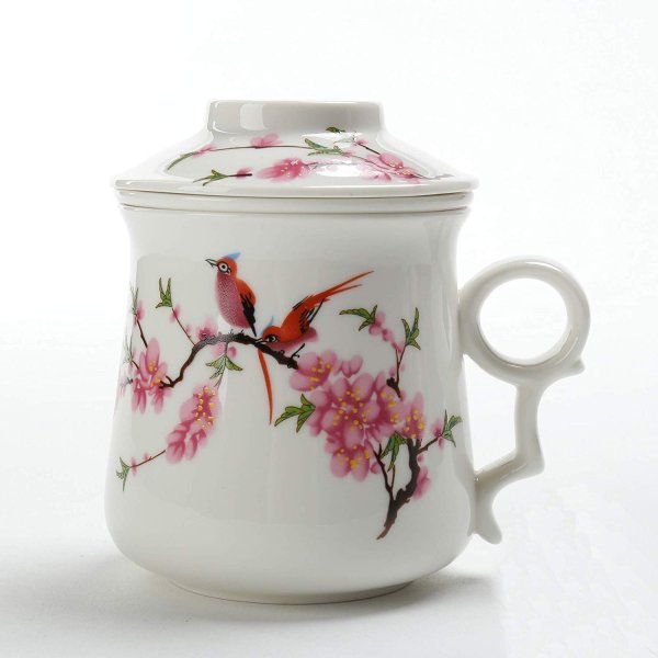 Love Bird Nature Tea Cup Drinkware Tea Accessory For Men Women Gifts