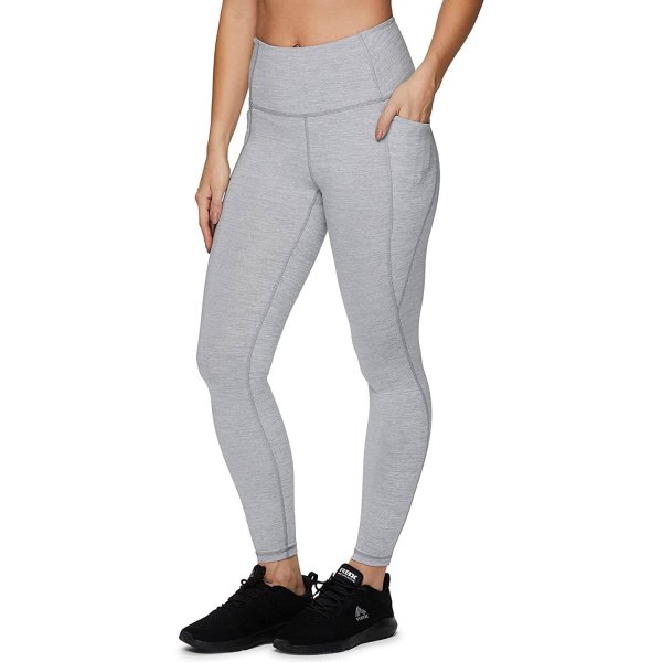 Space Dye Grey Madam Fashion Activewear Yoga Pants Active Workout For Daily Sport