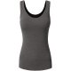 Newt384-midgrey Women's Beautiful Sleeveless Top Exercise Running