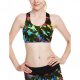 Women Activewear Yoga Clothes Strappy Crisscross Racerback Sports Bras - Blcak/Green