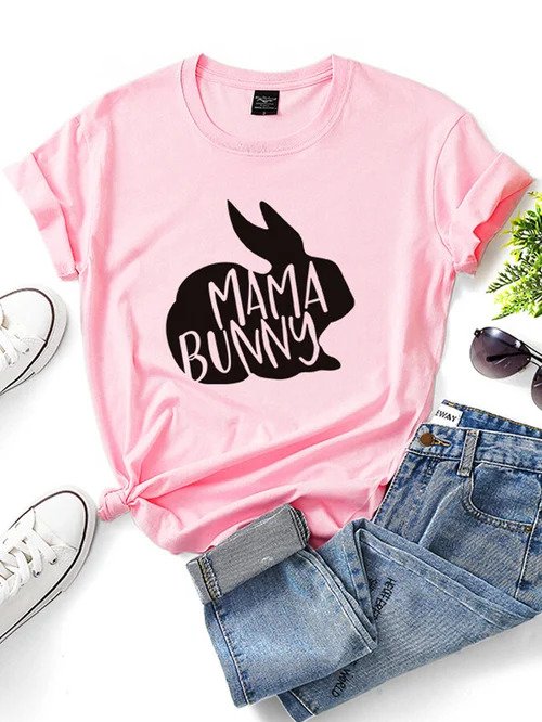 Women's Easter Bunny MAMA BUNNY T-Shirt