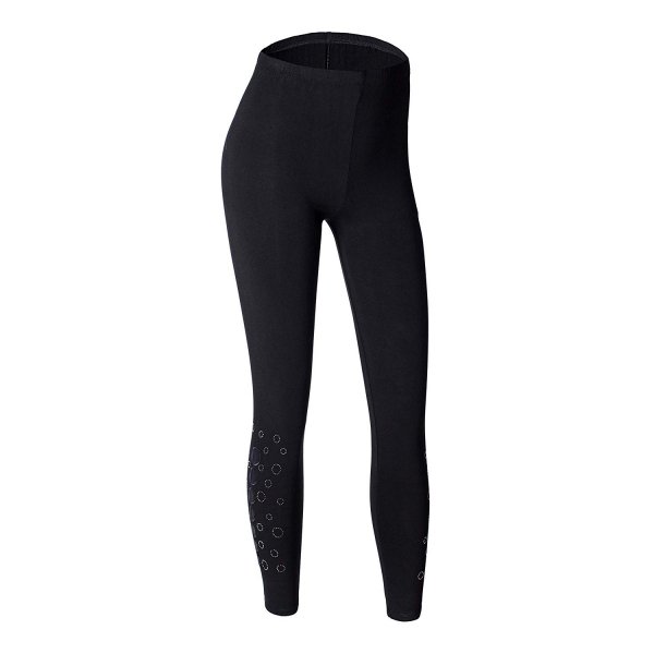 Black Bubble Women's Formal Training Yoga Pants Active Workout For Sport