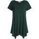 Forest Green Women's Casual Short Sleeve Wear Exercise Running