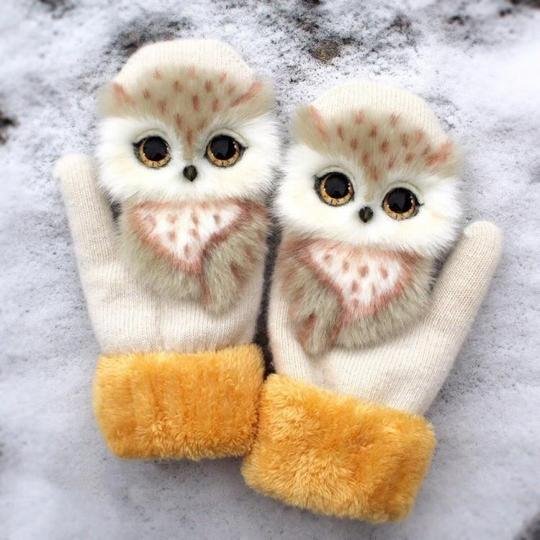 (EARLY XMAS SALE - 50% OFF) Animal Mittens - A gift from mother to daughter, Buy 2 Free Shipping