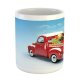 Blue Red Novelty Cup Unique Enjoy For You And Your Friend