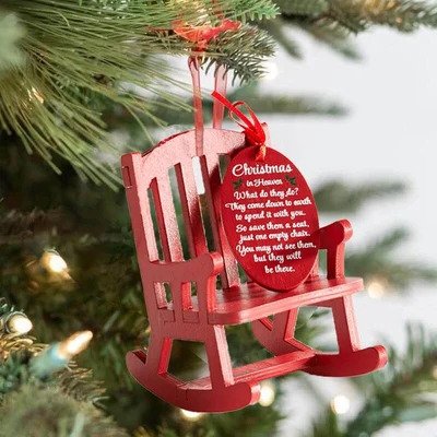 Christmas In Heaven Memorial Ornament