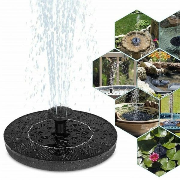 Solar Powered Water Fountain